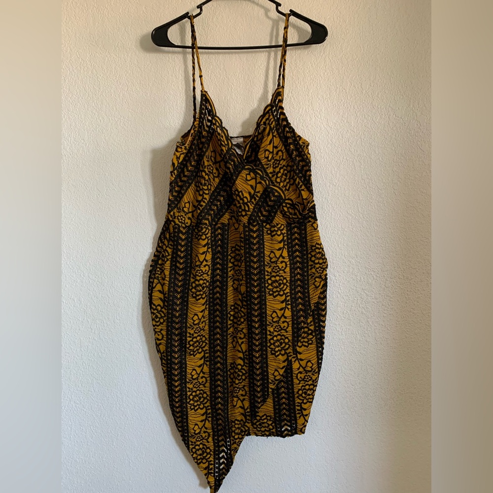 Black and Yellow Dress